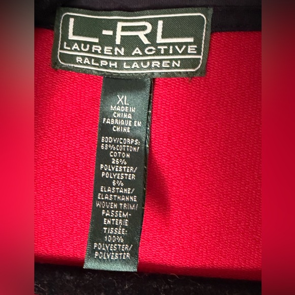 Ralph Lauren Active Red and Black Patch Jacket, NWT, Women’s XL - Picture 5 of 8